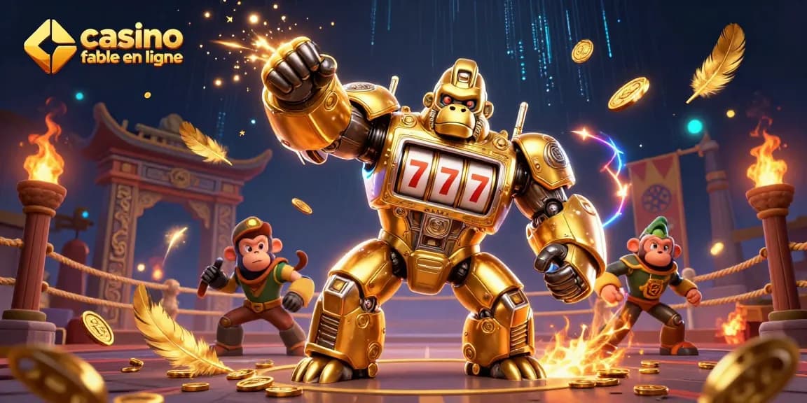 Découvrez les jeux palpitants d'un casino fiable en ligne avec ce gorille mécanique révolutionnaire.