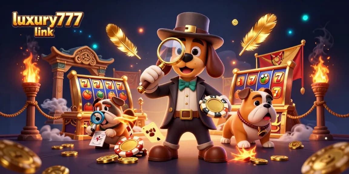 Engage with the luxury777 link by uncovering hidden treasures in this captivating casino-themed scene.
