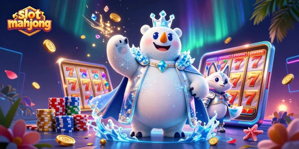 Engage in thrilling slot mahjong action with vibrant characters and dynamic elements.