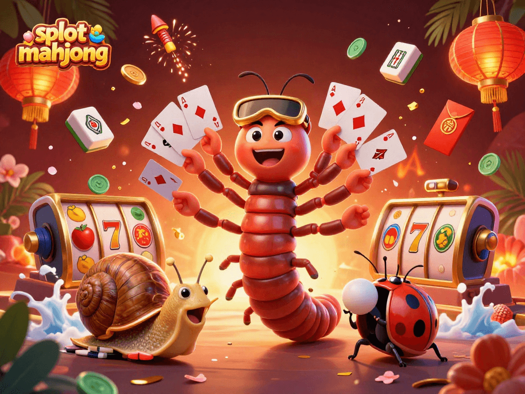 Engage in slot mahjong with vibrant 3D characters and dynamic casino elements.