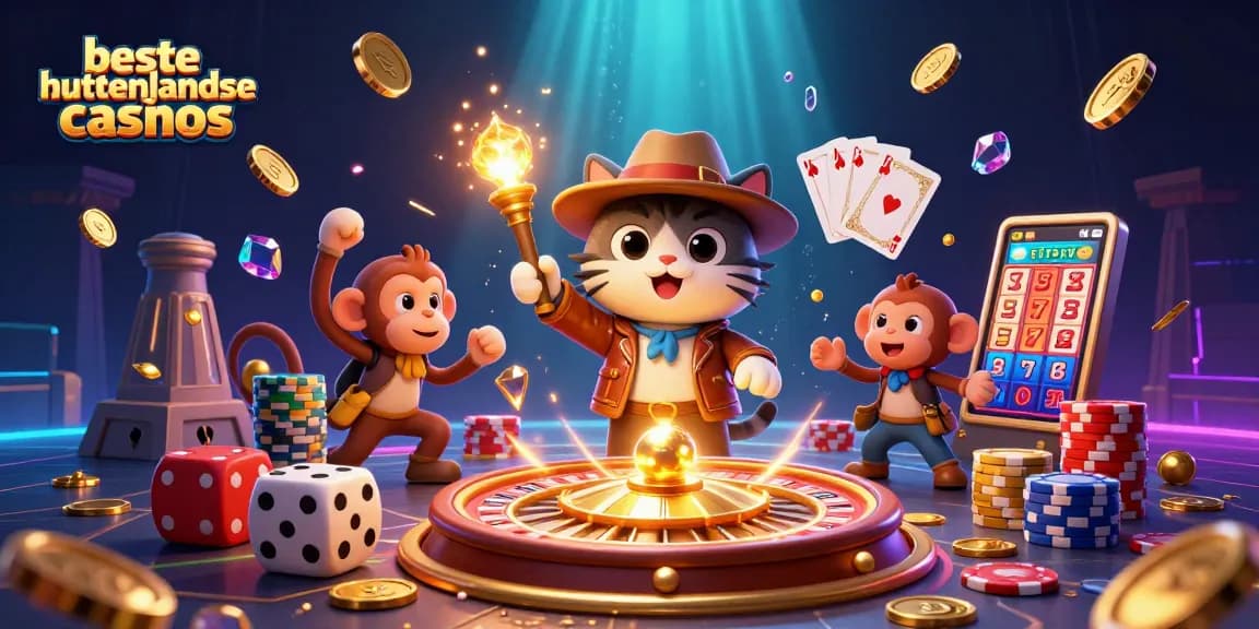 Engage with the best foreign casinos in vibrant 3D illustration featuring thrilling games