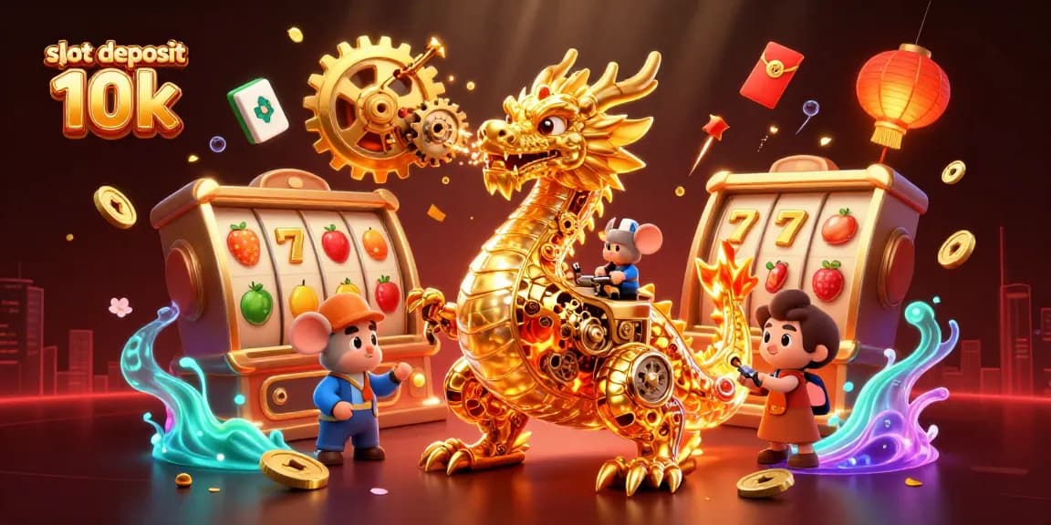 Menangkan slot deposit 10k secara cepat dengan naga eksotis dan keajaiban permainan kasino lainnya.