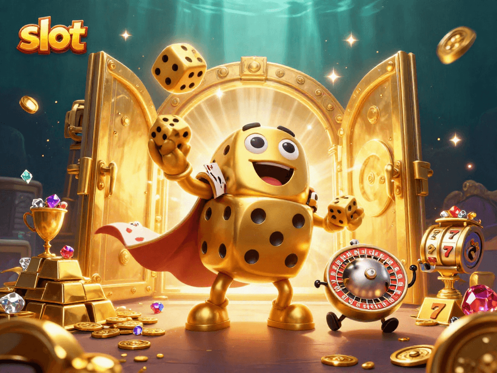 Engage with exciting slot games featuring vibrant characters and golden treasures.