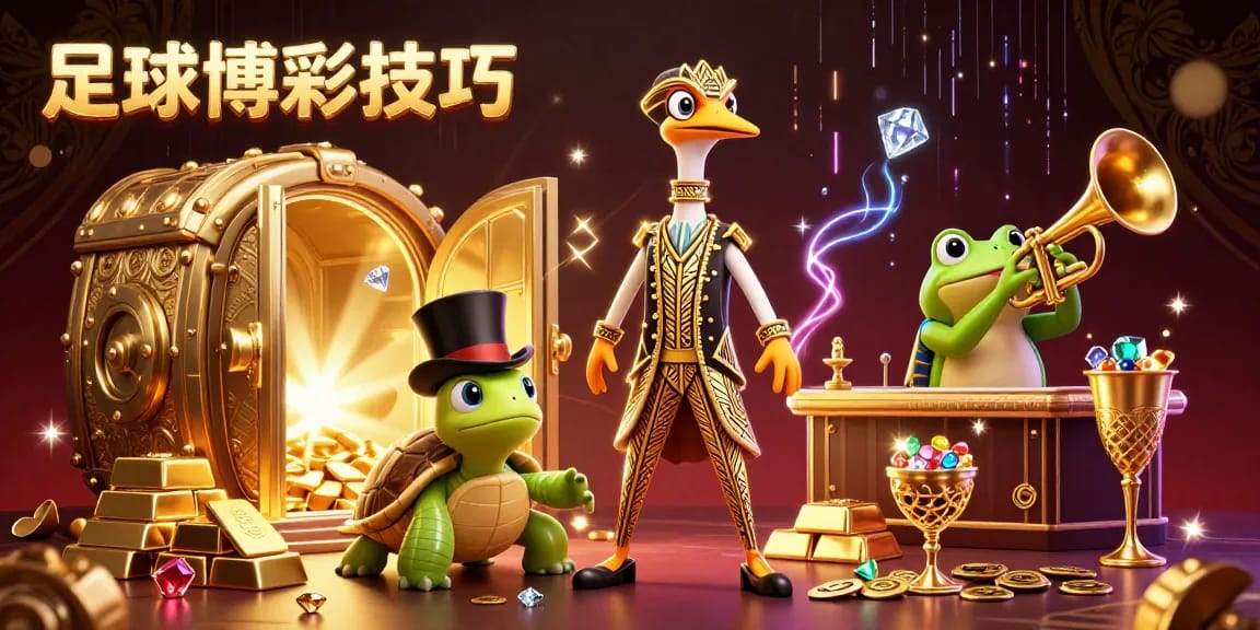 利用足球博彩技巧提高投注勝率,展示充滿活力的三位角色在奢華場景中