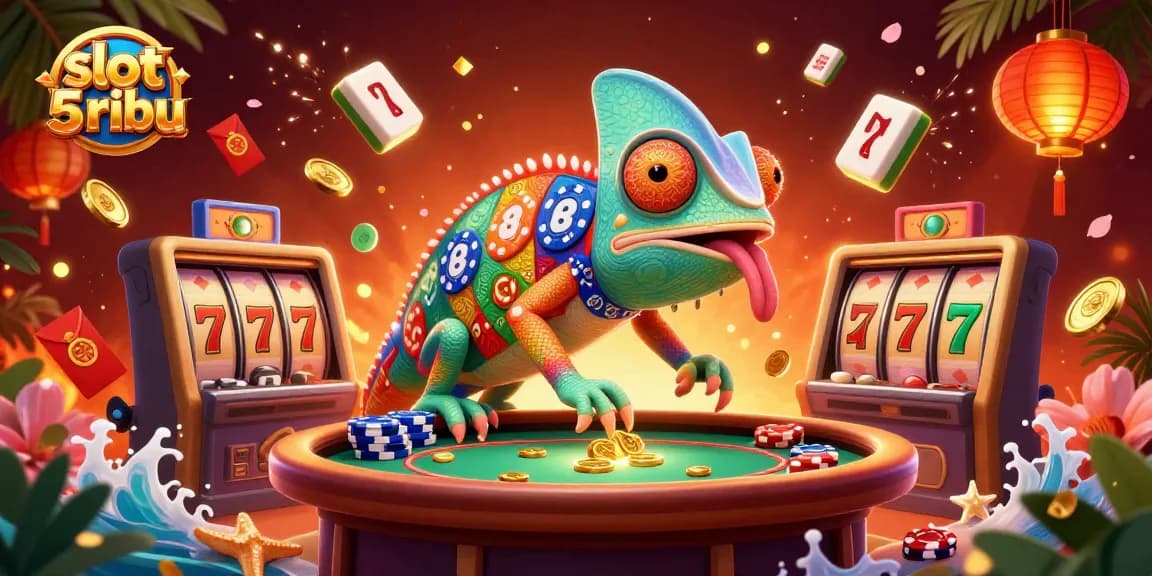 Engage in thrilling moments at slot 5 ribu with vibrant characters and dynamic casino elements.