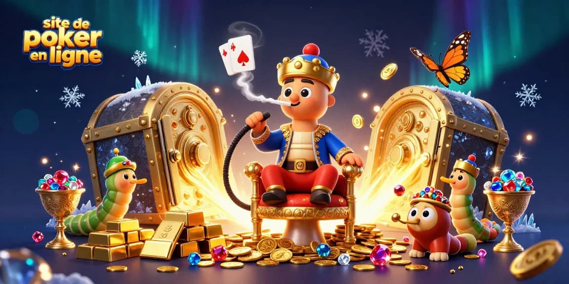 Jouez sur un site de poker en ligne avec des événements envoûtants et des gains fantastiques.
