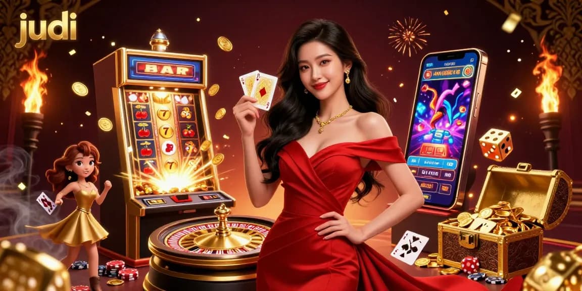 Experience the thrill of judi with casino games and vibrant elements bursting with energy.