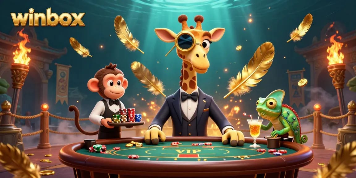 Experience thrilling wins with Winbox as players engage in an exciting casino scene!