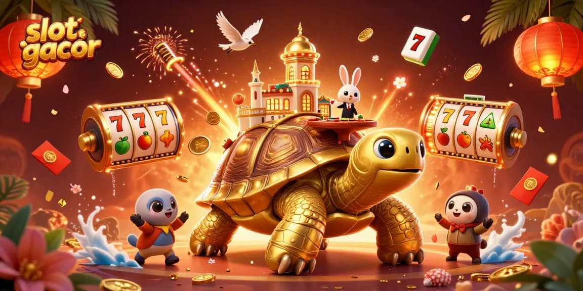 Menangkan jackpot di slot gacor dengan suasana kasino yang meriah dan beruntung.