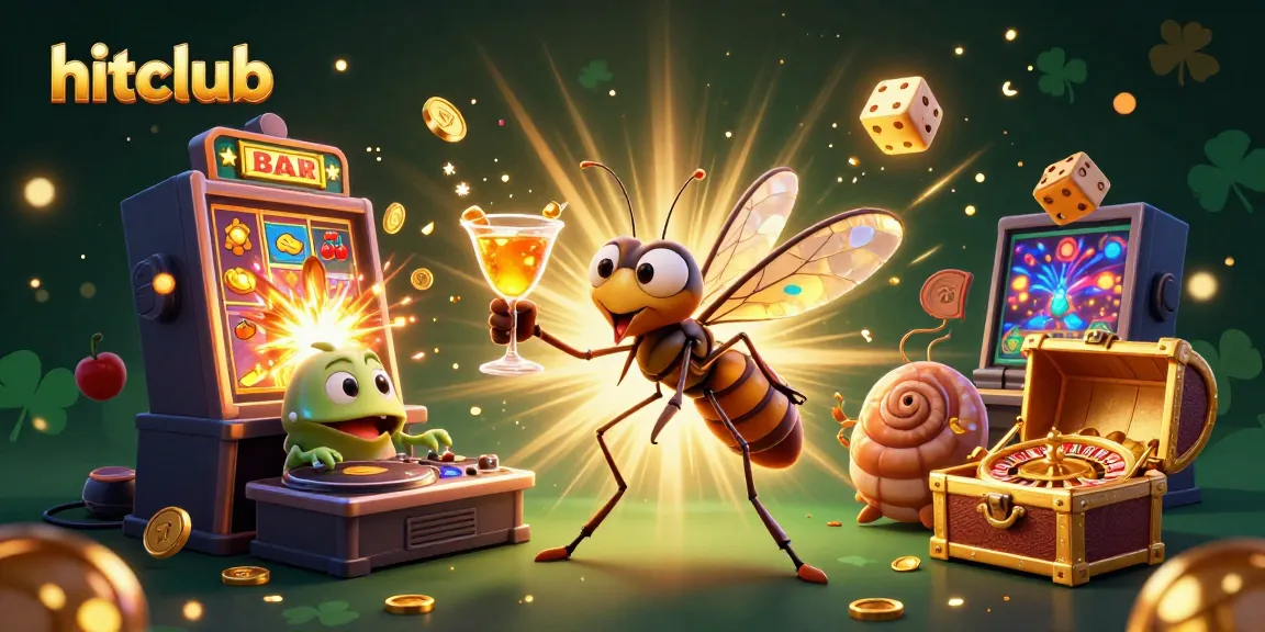 Experience the excitement of hitclub through vibrant casino elements and dynamic characters in a rich 3D scene.