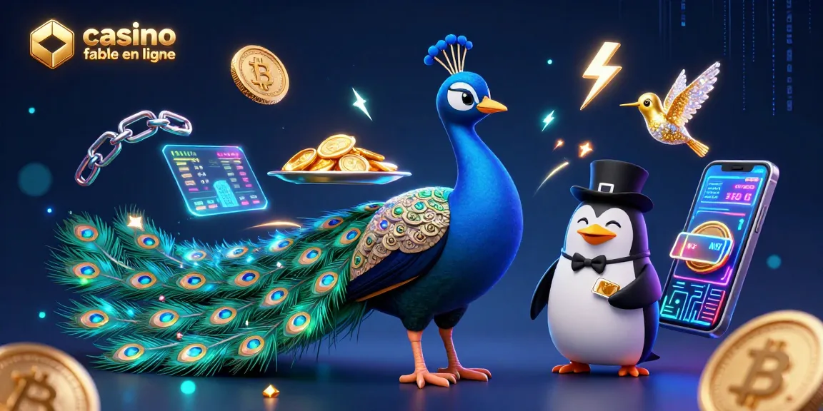 Jouez sur un casino fiable en ligne avec des personnages colorés et des éléments de crypto-monnaie fascinants.