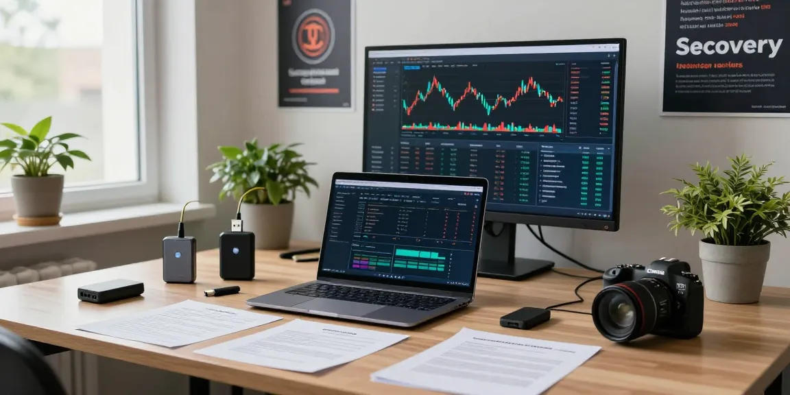 Recover lost crypto with a specialist analyzing blockchain data in a professional workspace.