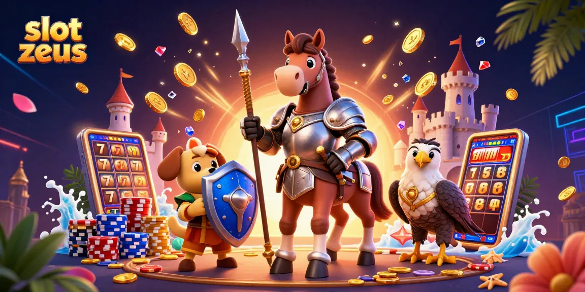 Experience the thrill of slot zeus with cascading coins and vibrant jackpot counters in an epic casino scene.