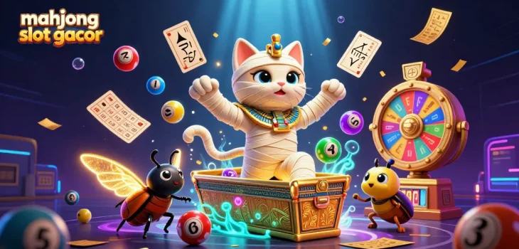 Engaging representation of mahjong slot gacor with vibrant characters and dynamic game elements.