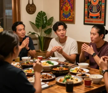 Explore Asian cultures with Hana Dul Talk at https://hanadultalk.com in a vibrant community gathering.